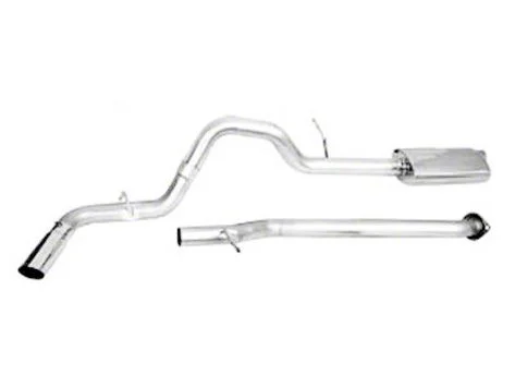 CGS Motorsports Aluminized Single Exhaust System; Side Exit (09-13 5.3L Sierra 1500)