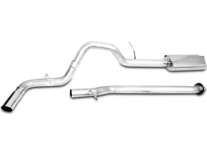 CGS Motorsports Aluminized Single Exhaust System; Side Exit (14-18 5.3L Sierra 1500)