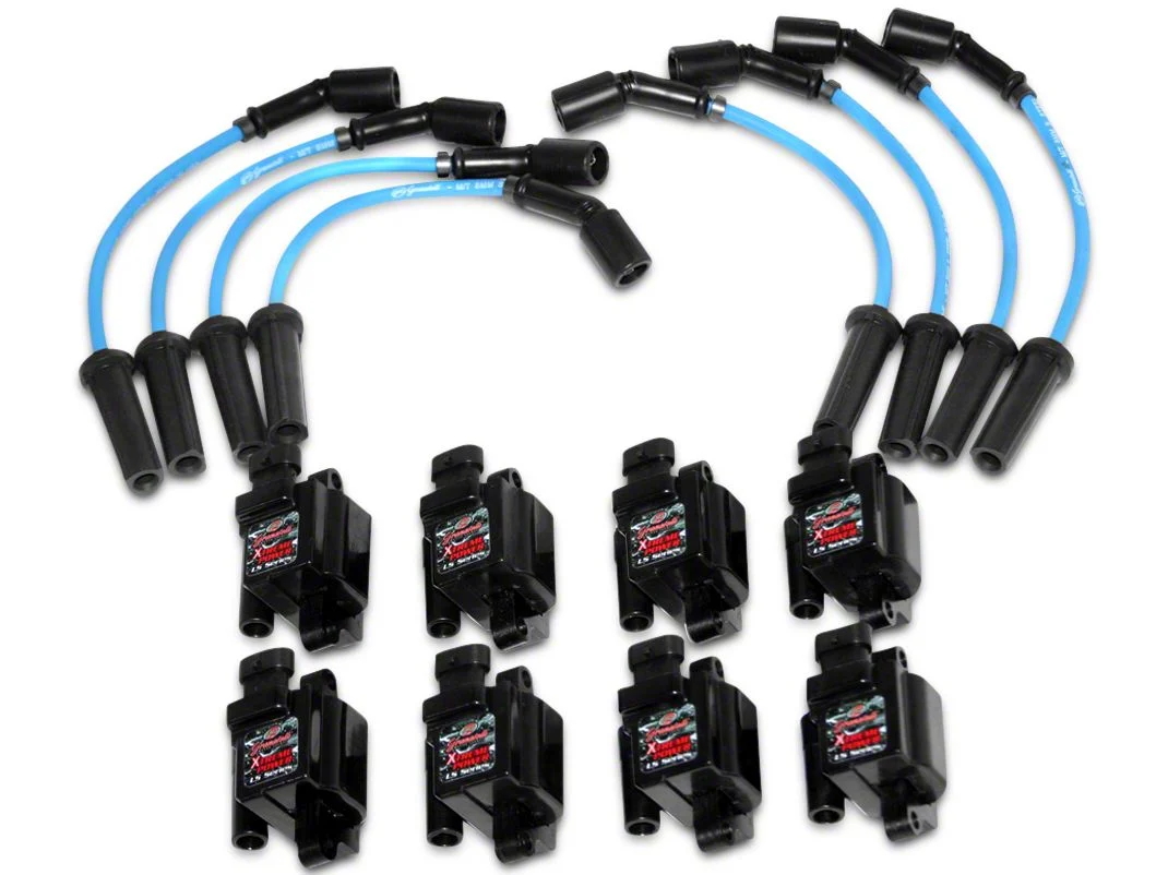 Granatelli Motor Sports Xtreme Power LS Series Coil Packs with High Performance Ignition Wires (07-13 4.8L, 5.3L, 6.0L Sierra 1500)