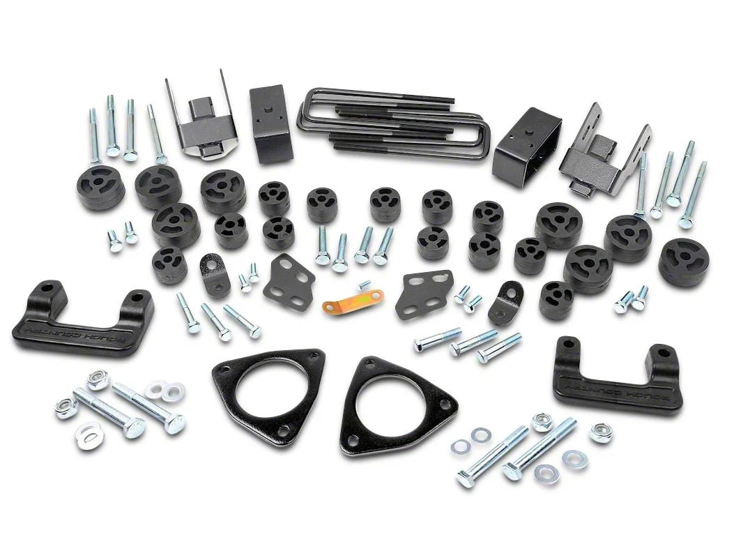 Rough Country Suspension 3.75-Inch Suspension and Body Lift Kit (07-13 2WD/4WD Sierra 1500)