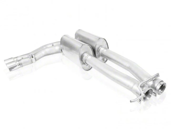 Stainless Works Turbo Chambered Dual Exhaust System; Performance Connect; Middle Side Exit (09-18 6.2L Sierra 1500)
