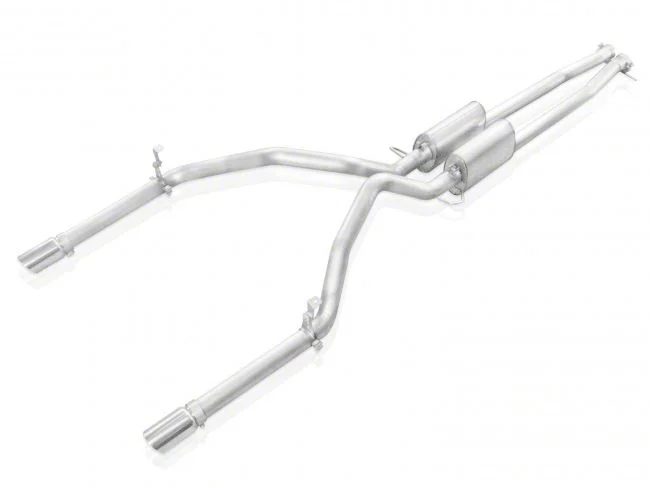 Stainless Works Turbo Chambered Dual Exhaust System; Performance Connect; Rear Exit (09-18 6.2L Sierra 1500)