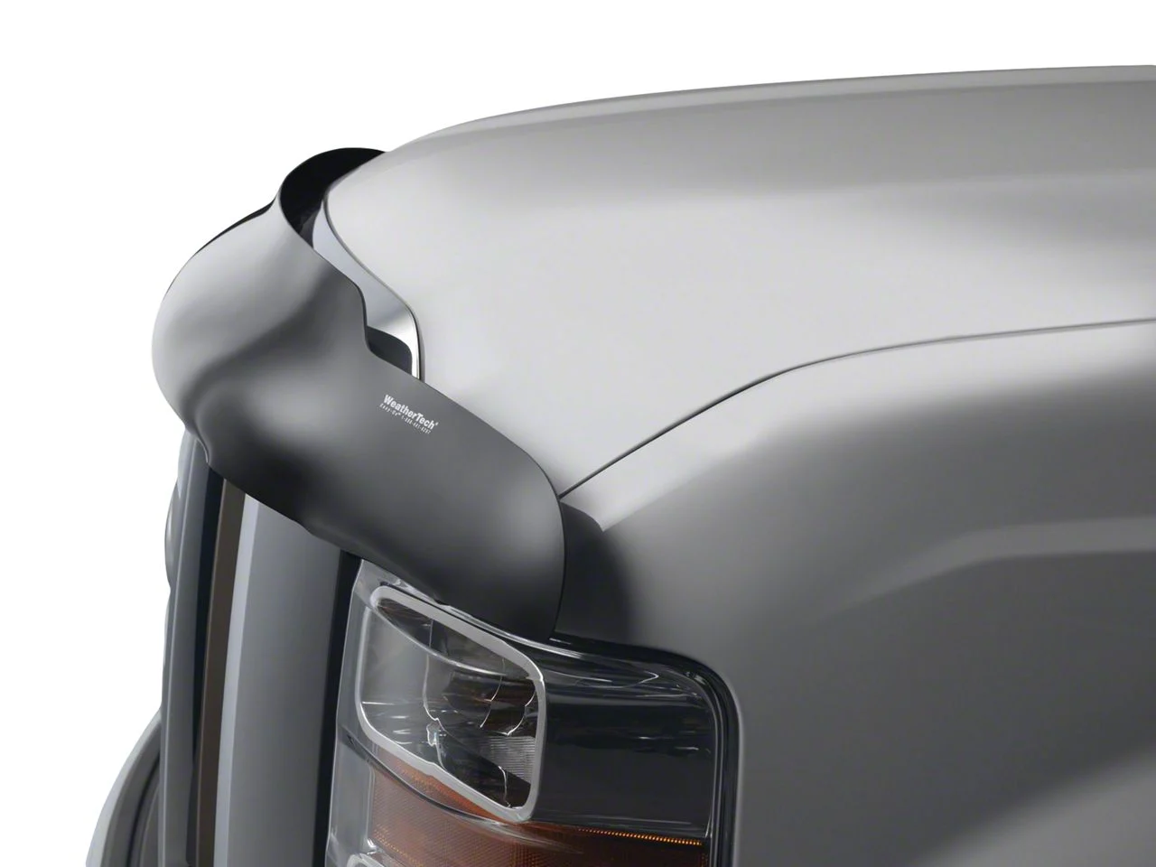 Weathertech Stone and Bug Deflector; Dark Smoke (07-13 Sierra 1500)