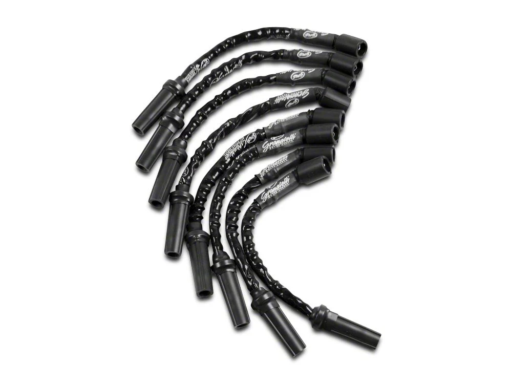 Granatelli Motor Sports High Performance Ignition Wires; High Temp Black (07-13 4.8L, 5.3L, 6.0L Sierra 1500)