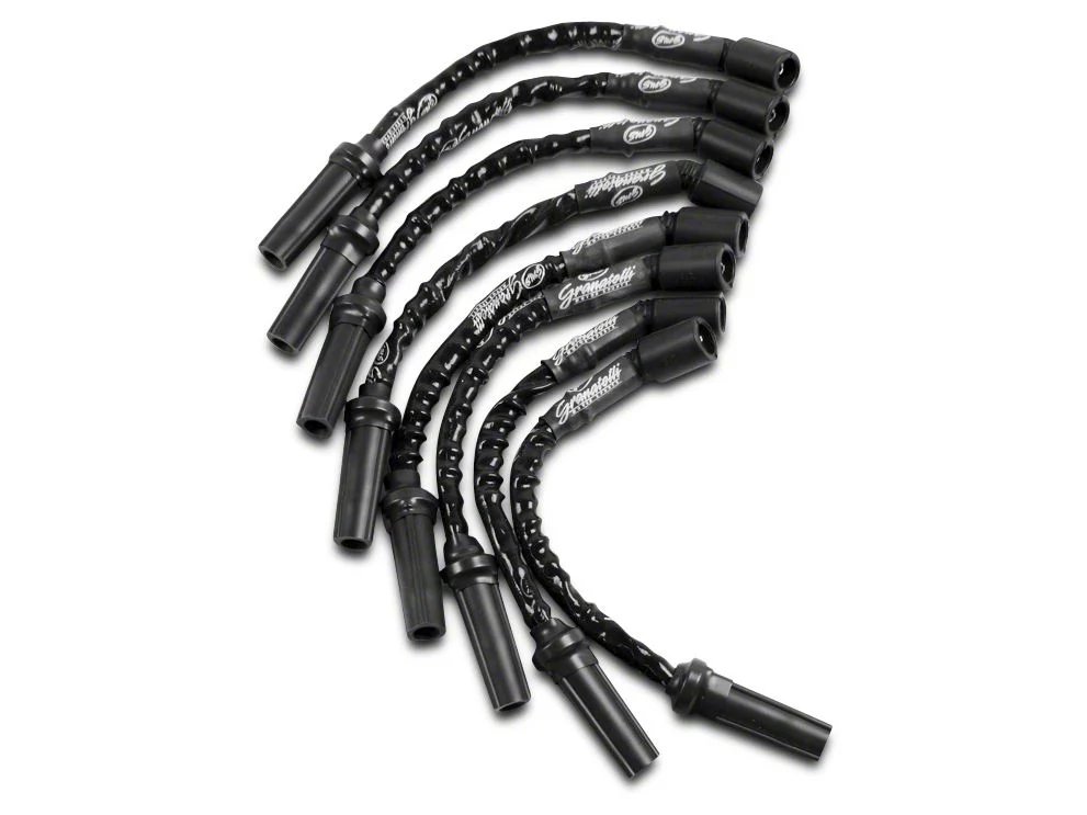 Granatelli Motor Sports High Performance Ignition Wires; High Temp Black (07-13 4.8L, 5.3L, 6.0L Silverado 1500)