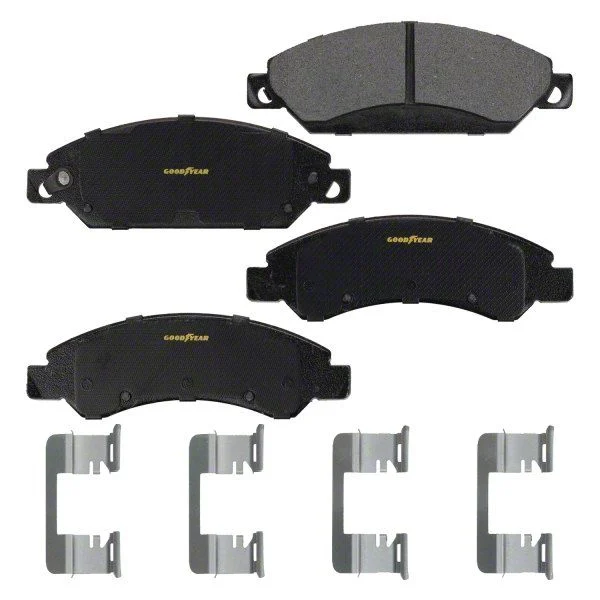 Goodyear Brakes Truck and SUV Carbon Ceramic Brake Pads; Front Pair (2007 Tahoe)