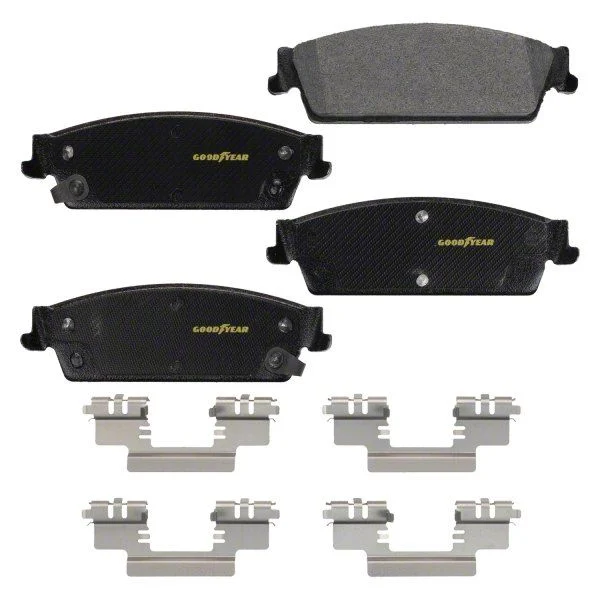 Goodyear Brakes Truck and SUV Carbon Ceramic Brake Pads; Rear Pair (07-20 Tahoe)