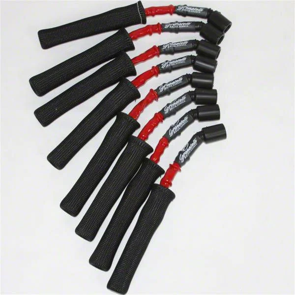 Granatelli Motor Sports High Performance Spark Plug Wires; High Temp Red and Black (2014 Tahoe)