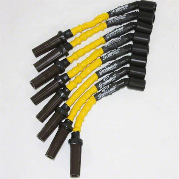 Granatelli Motor Sports High Performance Spark Plug Wires; High Temp Yellow (2014 Tahoe)
