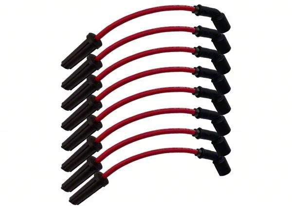 Granatelli Motor Sports Performance Spark Plug Wires; Red Wire (2014 Tahoe)