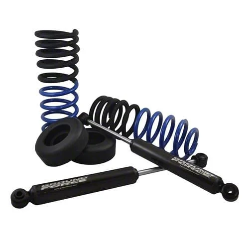 Ground Force 2-Inch Rear Lowering Kit (09-18 RAM 1500 Quad Cab w/ 6.4-Foot Box, Crew Cab w/ 5.7-Foot Box)
