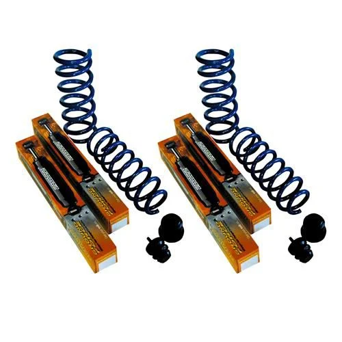 Ground Force Lowering Kit; 2-Inch Front / 3-Inch Rear (09-18 2WD RAM 1500 Quad Cab w/ 6.4-Foot Box)