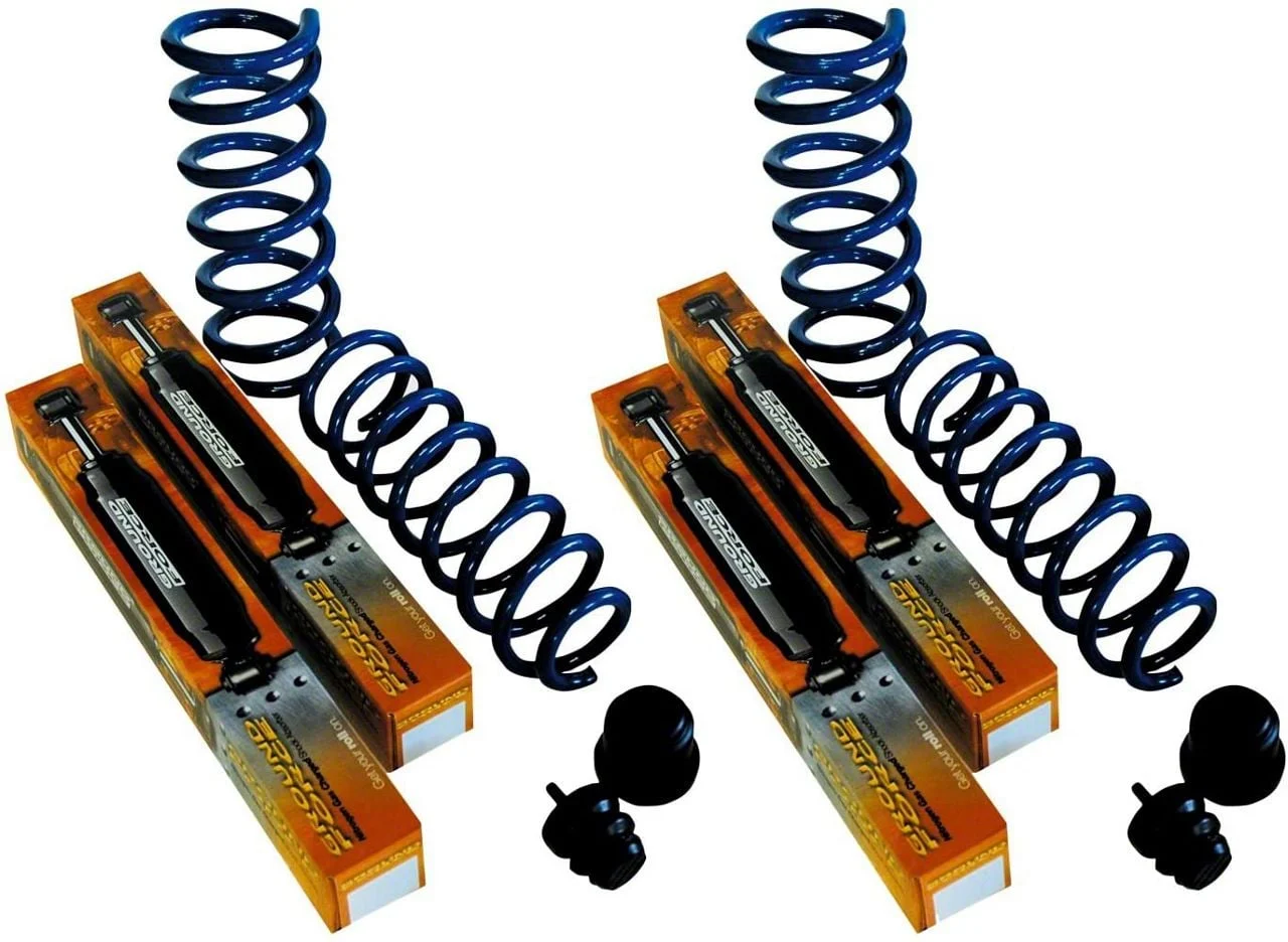 Ground Force Lowering Kit; 2-Inch Front / 3-Inch Rear (09-18 2WD RAM 1500 Regular Cab w/ 6.4-Foot Box)