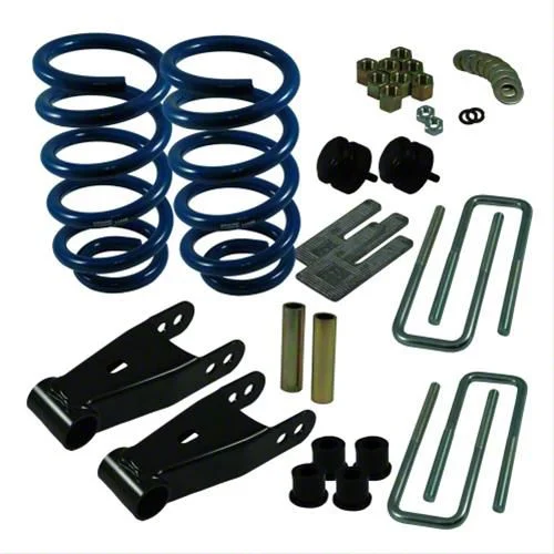Ground Force 1-Inch Front / 3-Inch Rear Lowering Kit (14-18 4WD Sierra 1500 Regular Cab)
