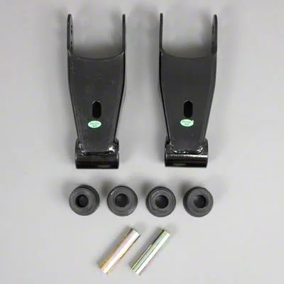 Ground Force 2-Inch Rear Lowering Shackle Kit (07-13 Sierra 1500 Extended Cab, Crew Cab)