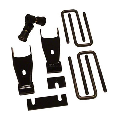 Ground Force 2.5-Inch Rear Lowering Shackle Kit (07-13 Sierra 1500 Extended Cab, Crew Cab)
