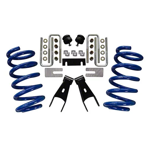 Ground Force 2-Inch Front / 3-Inch Rear Lowering Kit (14-18 4WD Silverado 1500 Double Cab, Crew Cab)
