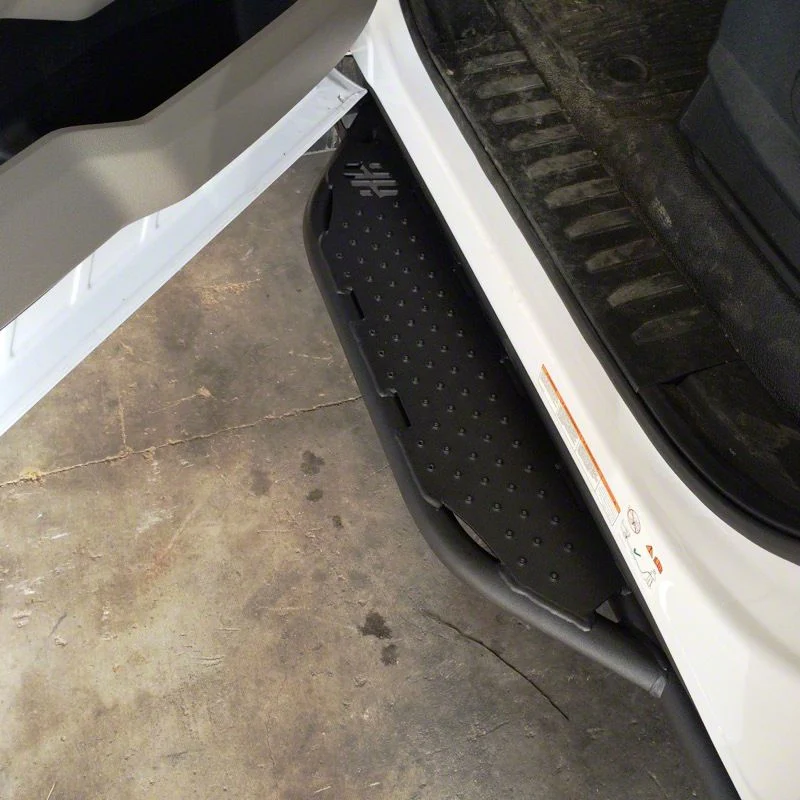 Hammerhead Cab Length Running Boards; Black (17-26 F-350 Super Duty Regular Cab)