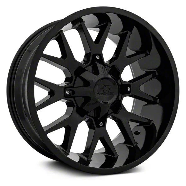 Hardrock Offroad Affliction Gloss Black 8-Lug Wheel; 20x10; -19mm Offset (17-22 F-350 Super Duty SRW)