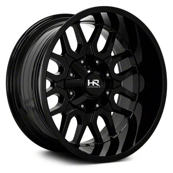 Hardrock Offroad Commander Gloss Black 8-Lug Wheel; 20x12; -51mm Offset (07-10 Sierra 3500 HD SRW)