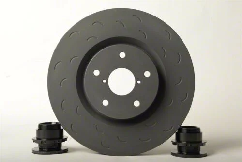 Hawk Performance Talon Slotted 8-Lug Rotors; Rear Pair (13-16 F-350 Super Duty DRW)