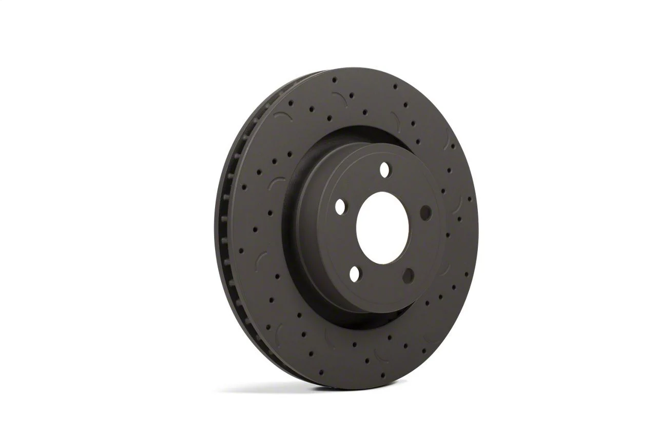 Hawk Performance Talon Cross-Drilled and Slotted 6-Lug Rotors; Front Pair (05-06 Silverado 1500 w/ Rear Drum Brakes; 07-18 Silverado 1500)