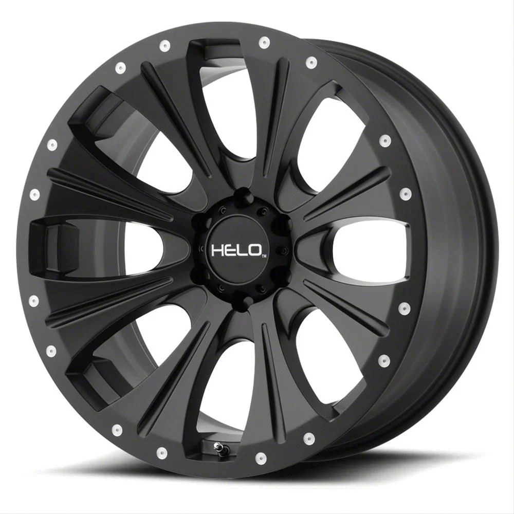 HELO HE901 Satin Black 5-Lug Wheel; 17x9; -12mm Offset (02-08 RAM 1500, Excluding Mega Cab)