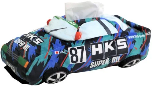 HKS TISSUE HOLDER OILCOLOR RACING CAR