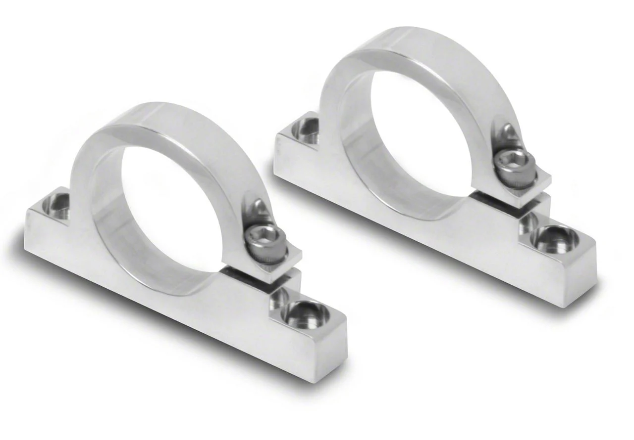 Holley Fuel Filter Bracket; POL MNTG BRCKT FOR 100 GPH FILTERS (38.1