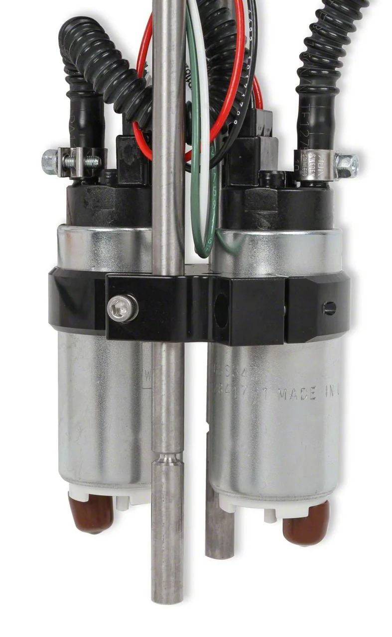 Holley Fuel Transfer Tank Pump; 6 BOLT FLANGE 255 LPH PUMP DUAL