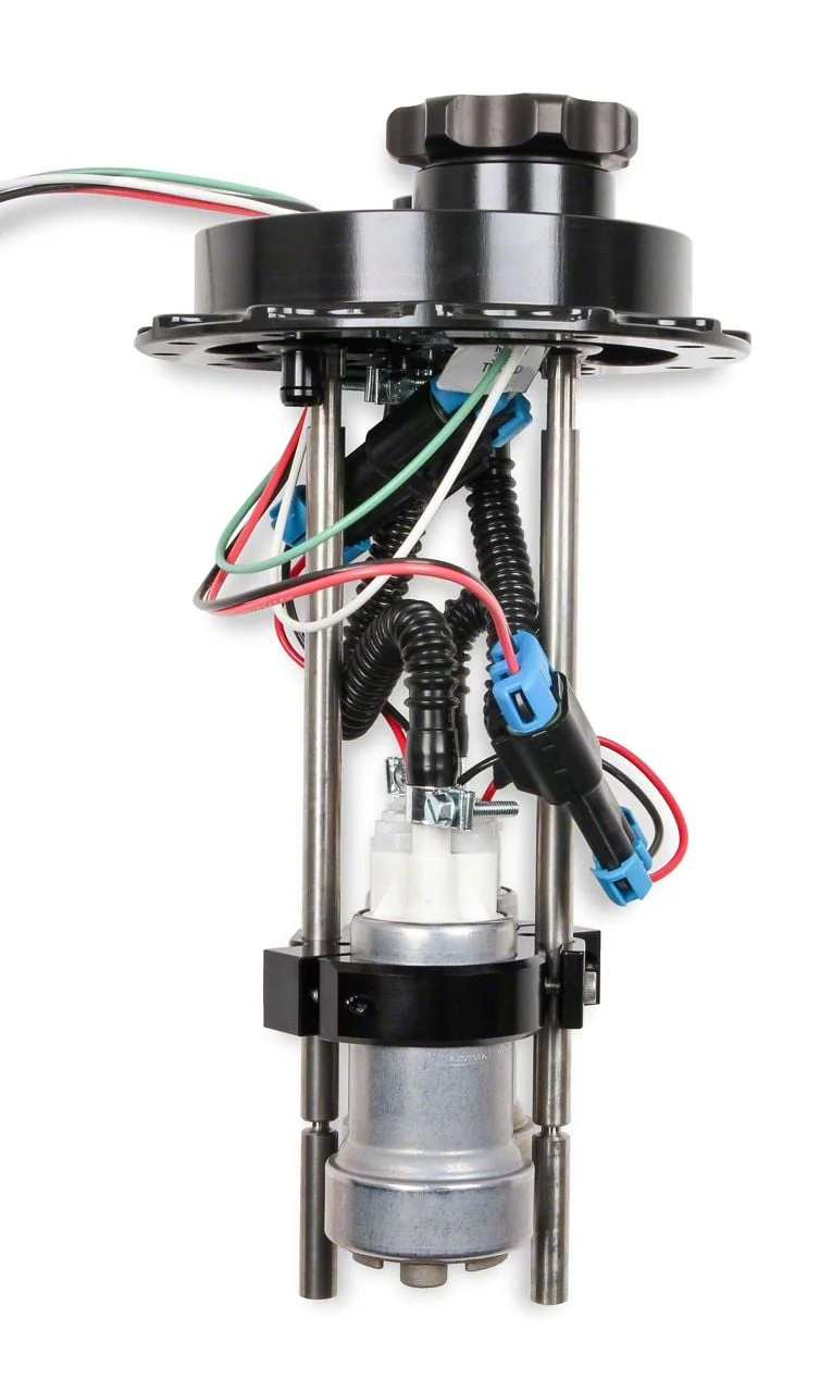 Holley Fuel Transfer Tank Pump; 12 BOLT FLANGE 450 LPH PUMP DUAL