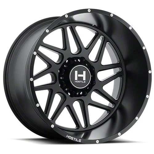 Hostile Sprocket Asphalt 8-Lug Wheel; 20x12; -44mm Offset (11-14 Sierra 2500 HD)