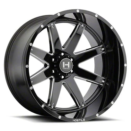 Hostile Alpha Blade Cut 6-Lug Wheel; 20x10; -19mm Offset (15-20 Yukon)