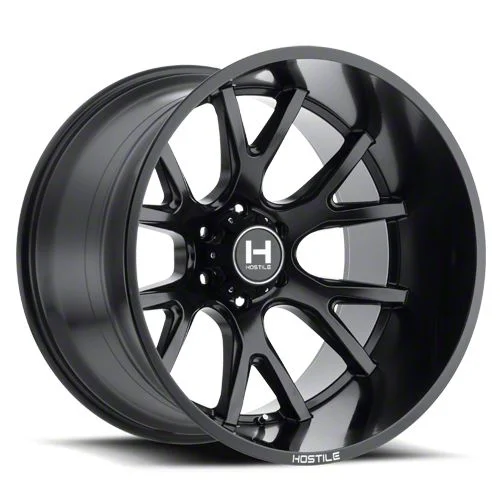 Hostile Rage Asphalt 6-Lug Wheel; 20x10; -19mm Offset (15-20 Yukon)