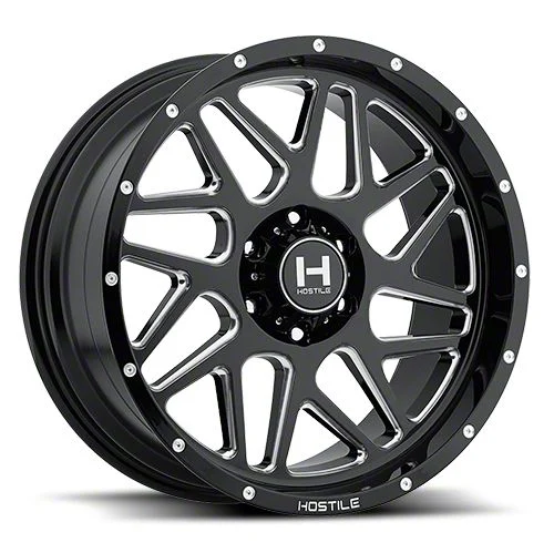 Hostile Sprocket Blade Cut 6-Lug Wheel; 20x10; -19mm Offset (21-26 Yukon)