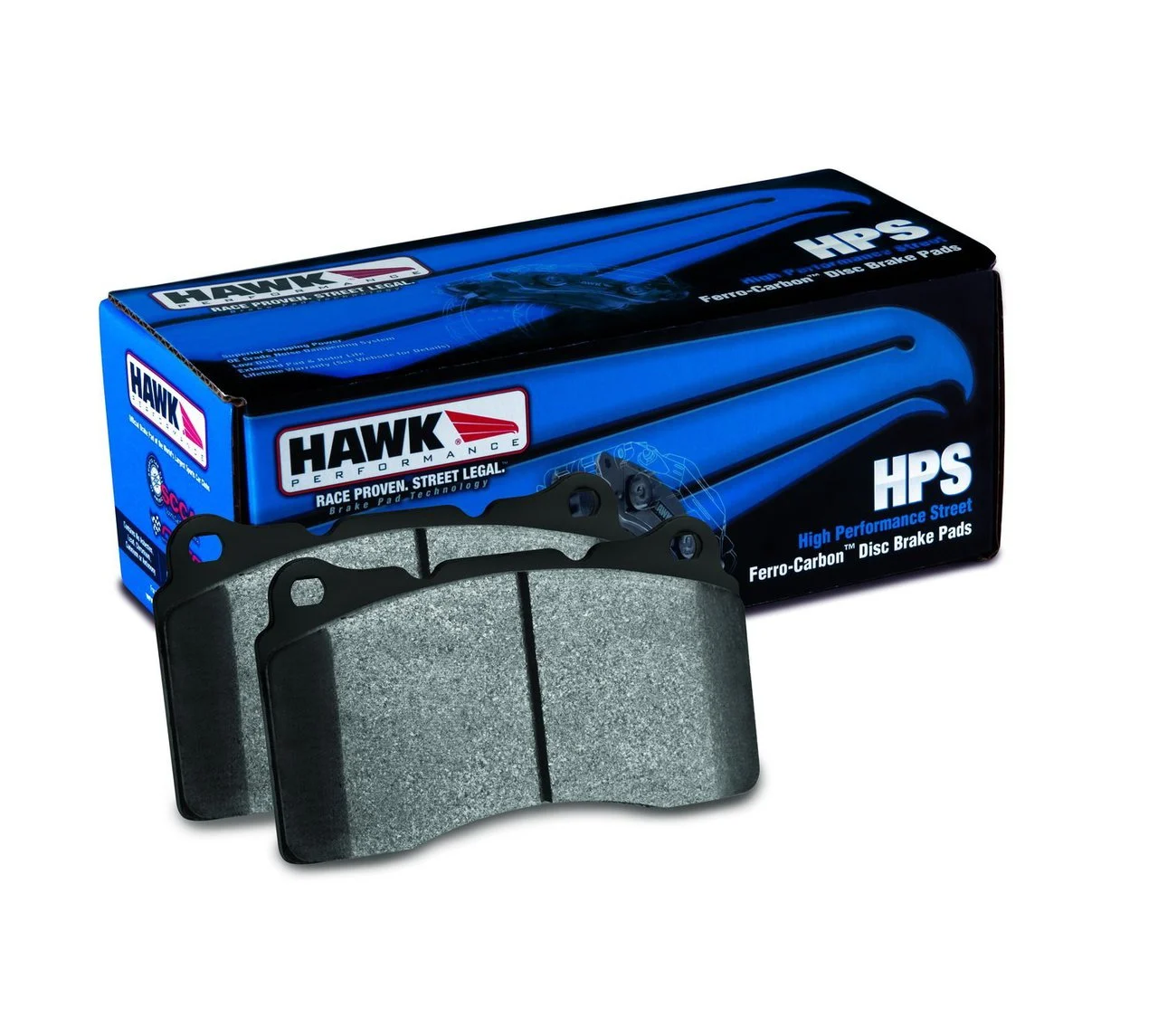 Hawk Performance HPS Rear Brake Pads - 09-13 Infiniti G37, 09-14 Nissan 370Z