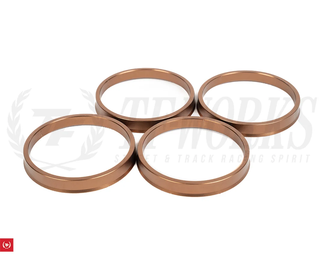 TF Aluminum Hubcentric Rings Nissan 66.1x73