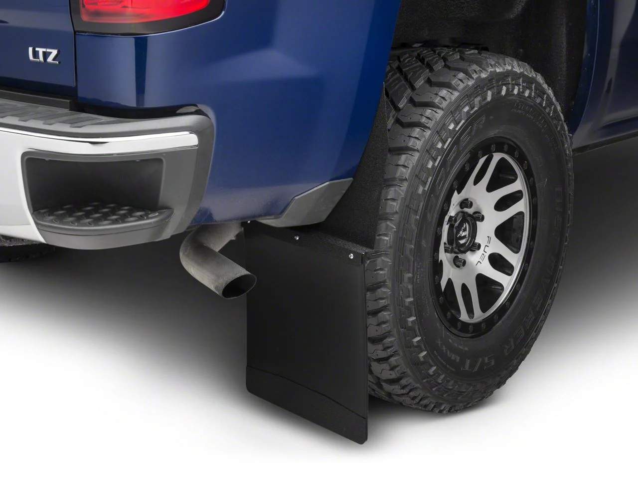 Husky Liners 14-Inch Wide KickBack Mud Flaps; Front or Rear; Textured Black Top and Weight (Universal; Some Adaptation May Be Required)