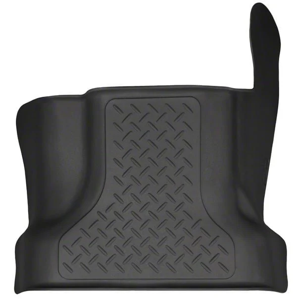 Husky Liners WeatherBeater Center Hump Floor Liner; Black (17-26 F-350 Super Duty SuperCab, SuperCrew)