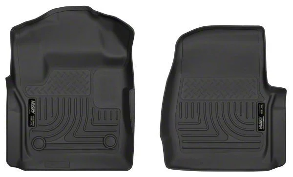 Husky Liners X-Act Contour Front Floor Liners; Black (17-26 F-350 Super Duty Regular Cab)
