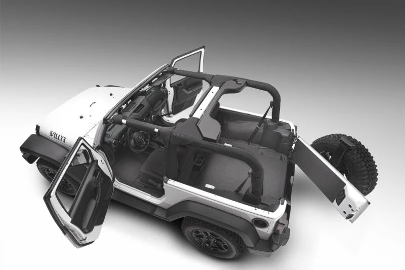 Husky Liners 11-17 Jeep Wrangler JK 2dr (Incl. Heat Shields) Guardian Impact Jeep Liner
