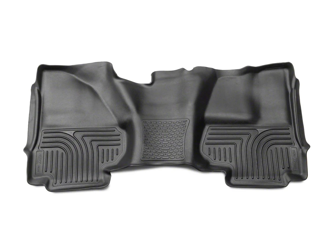 Husky Liners X-Act Contour Second Seat Floor Liner; Full Coverage; Black (14-18 Silverado 1500 Double Cab, Crew Cab)