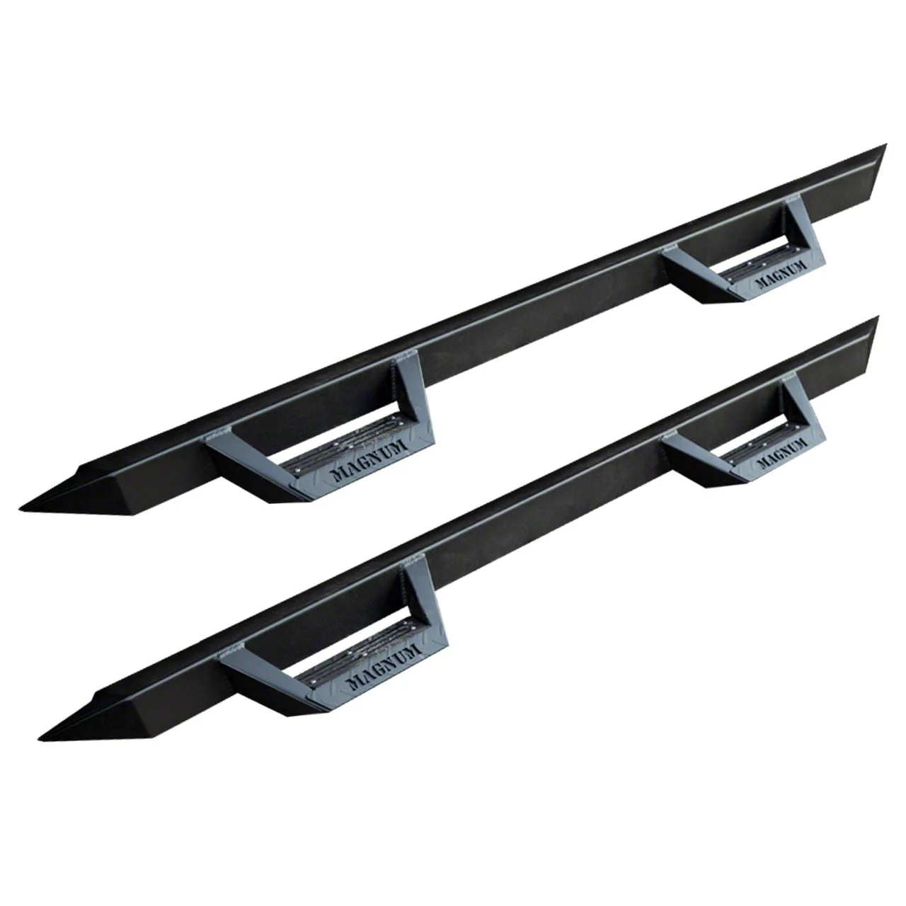 CYC Engineering RT Drop Side Step Bars; Black Textured (07-13 Sierra 1500 Extended Cab, Crew Cab)