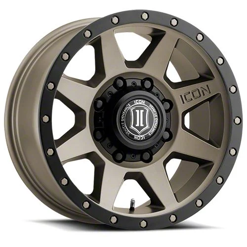 ICON Alloys Rebound HD Bronze 8-Lug Wheel; 17x8.5; 6mm Offset (11-16 F-350 Super Duty SRW)