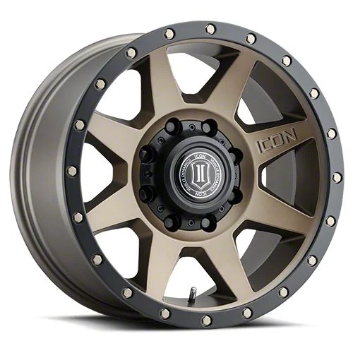 ICON Alloys Rebound Bronze 8-Lug Wheel; 20x9; 6mm Offset (17-22 F-350 Super Duty SRW)