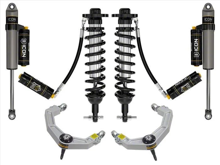 ICON Vehicle Dynamics 0 to 2.75-Inch Suspension Lift System with Billet Upper Control Arms; Stage 5 (21-26 4WD F-150, Excluding Raptor)