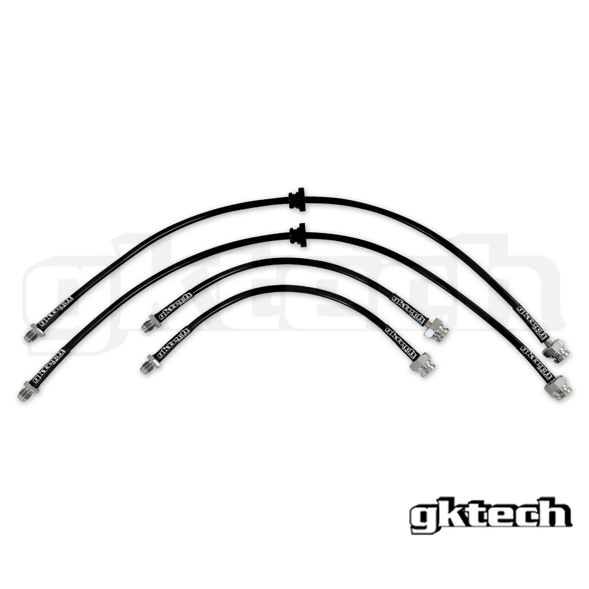 GKtech S13 240SX to Z32/gtst/gtr Conversion Braided Brake Lines (Front & Rear)