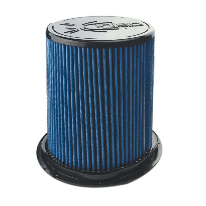 Injen SuperNano Web Dry Air Filter w/ Twist Lock Base- 5in Flange ID / 9.3in Base / 8.5in Height