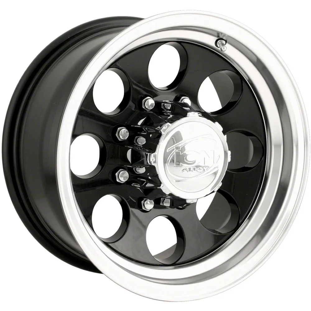 TYPE 171 Black Machined 6-Lug Wheel; 17x9; 0mm Offset (07-13 Silverado 1500)