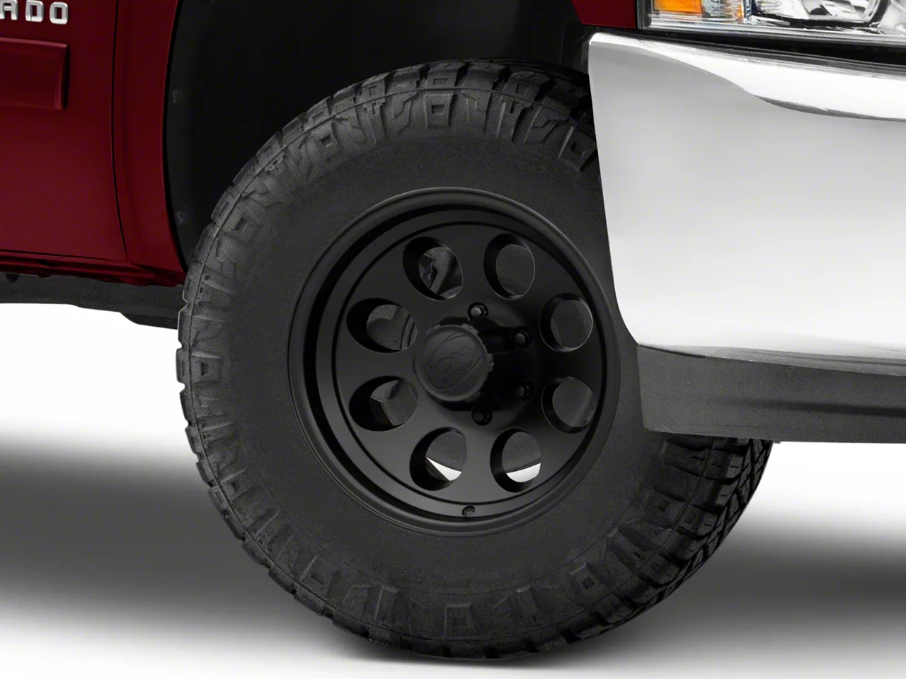 TYPE 171 Matte Black 6-Lug Wheel; 17x9; 0mm Offset (07-13 Silverado 1500)